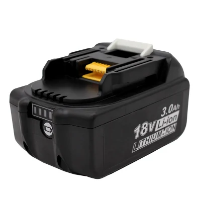 Lithium Ion 18V Bl1860 Bl1830 Power Tool Drill Batteries Pack Replacement Makitas Battery 3ah