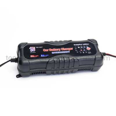  12V 24V Automatic Smart Battery Charger Intelligent Design 12V 10A AGM, Gel, Wet Car Battery Charger for Car, Truck, RV, Marine