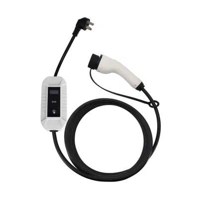 Electronic Screen Display Car Battery Adjustable Floor Mounted Waterproof Portable EV Charger