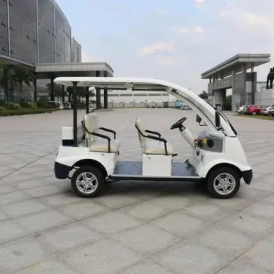 Electric Club Car Golf Cart for Sale Cheap 4 Seats Max Charger Smart Motor Cylinder Battery Controller Wheel Hydraulic Shock Kms