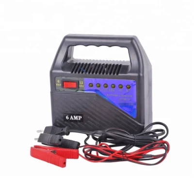 Popular Auto Charger Lead-Acid Battery Charger 6/12V 4/6/8A Car Battery Charger