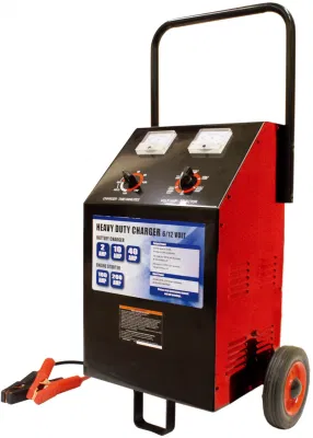 200/ 40 AMP Automatic Battery Charge Engine Starter Wheel Battery Charger Booster