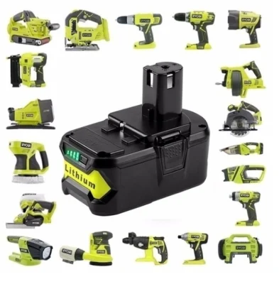 High Capacity Rechargeable Power Tool Li-ion 3ah 4ah 5ah for Ryobi 18V Battery