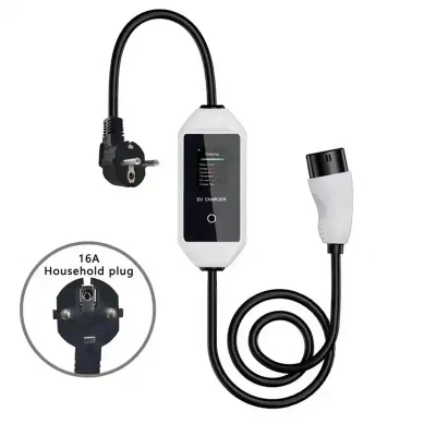 Home Electric Portable AC 7.5kw EV Car Battery Charger Station