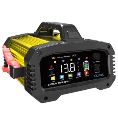 Portable Car Truck Battery Charger 12V 24V Fast Solar System Battery Charger with RoHS CE Ukca Certified