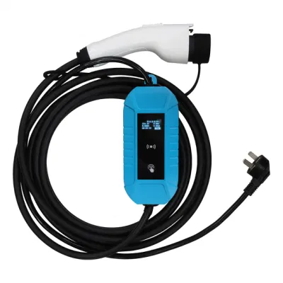 Electronic Screen Display Car Battery Adjustable Floor Mounted Waterproof Portable EV Charger