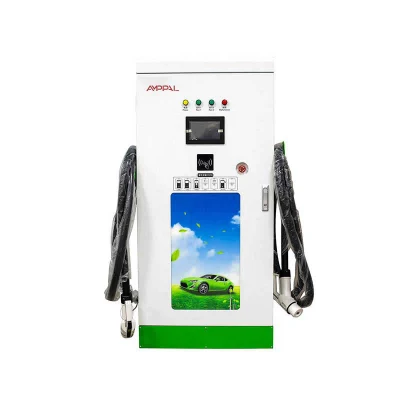 Amppal EV Charger with Dual Guns CCS 60kw-240kw Upright Charging Gun DC Fast Charger EV Charger