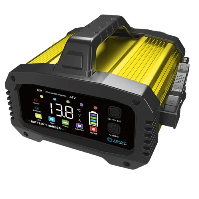 Portable Car Truck Battery Charger 12V 24V Fast Solar System Battery Charger with RoHS CE Ukca Certified