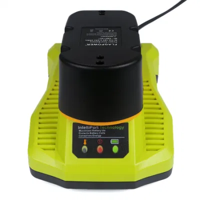 Ni-CAD Ni-MH &amp; Li-ion 12V Max and 18V Max Battery Charger for Ryobi P100 P101 P102 P108 P117 P118 P200 18-Volt One+ Plus Power