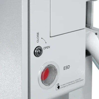 Outdoor Public EV Charger DC 60kw Wall Mount Ocpp 1.6j IP54