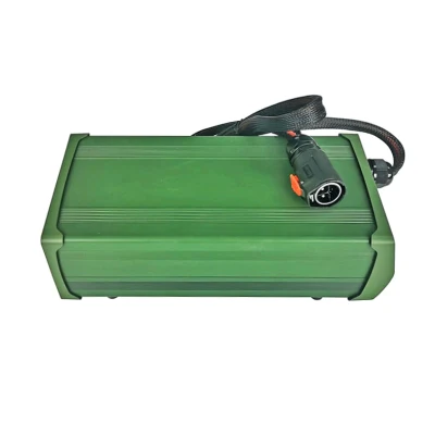 Militaryquality DC 72V 73V 15A 1200W Low Temperature Charger for 20s 60V 64V LiFePO4 Battery Pack with Pfc with CE for Electric Golf Cart Garden Tools