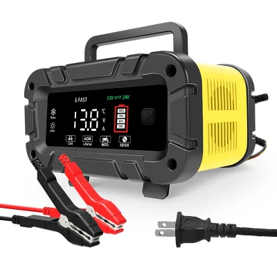 10/20 AMP 12V Smart Car Battery Charger 24V Fully Automatic Battery Maintainer
