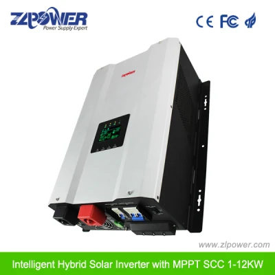 1-12kw Solar Power Inverter Pure Sine Wave Hybrid Inverter Charger