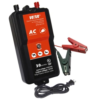 AC Electric Fence Charger for Sheep, Horse, Cattle, Cows, Alpaca, Goat