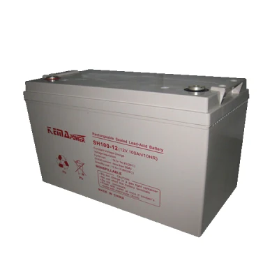 Sh38ah 12VDC Free Maintenance Floating Charge AGM Battery for UPS