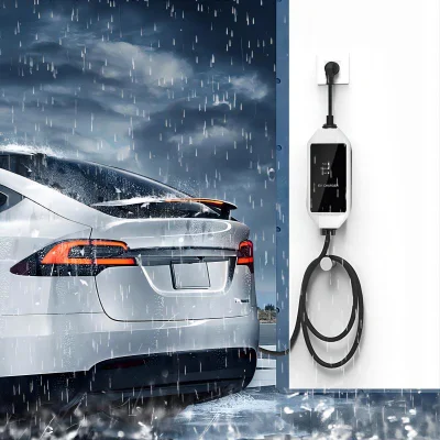 Home Electric Portable AC 7.5kw EV Car Battery Charger Station