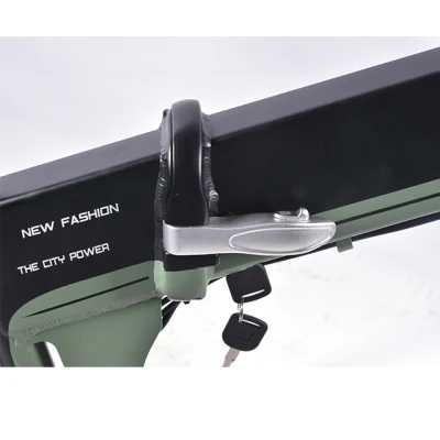27.5 Inch Wholesale Full Suspension Hummer Foldable Lithium Hidden Battery Motor Mountain Electric Folding Bike 500W for Europe Market