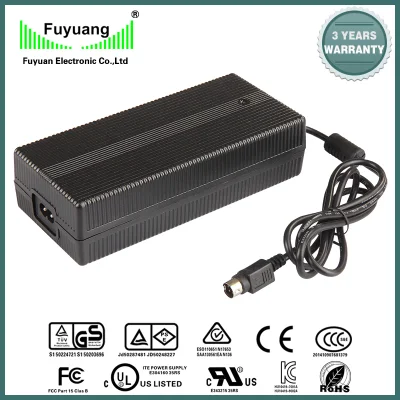 Solar System Forklift 18650 21.6V E-Bike Chargers 6s Lithium Li-ion Batteries Class II 15A 25.2V Iron Polymer Battery Charger