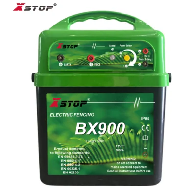 Solar Powered Low Impedance Charger Electric Fence Energizer and Charger for Electric Fence Farm
