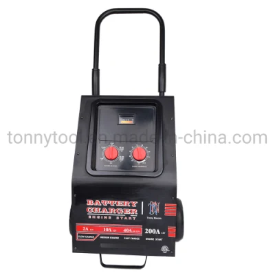 2/10/40/200 AMP Manual Wheeled Battery Charger and Tester