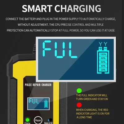 New Arrivals Charging Motorcycle Lead-Acid Batteries 12V6a Car Charger Batteries