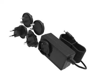 12.6V 12.6VDC 1A Power Cord Adapter 100-240V Input Power Supply Li-ion Battery Charger with United Kingdom Blades