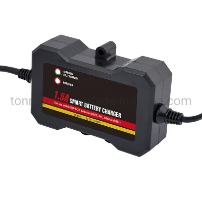 12volt 1.5A Portable Fully Automatic Marine on-Board Car Battery Charger Maintainer IP68 Waterproof