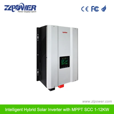 1-12kw Solar Power Inverter Pure Sine Wave Hybrid Inverter Charger