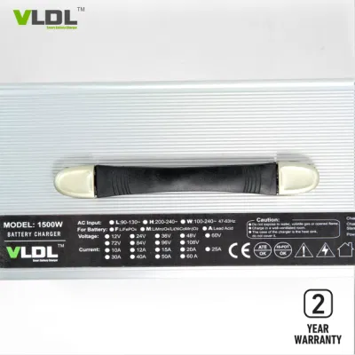 12V 14.6V 80A High Power Battery Charger, Intelligent 4 Steps Charging