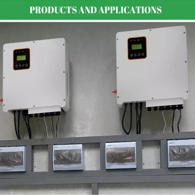 in Stock Hybrid Inverter 8kw 6kw 5kw 5 Years Warranty 8000W Solar Inverter for Solar Energy Storage System
