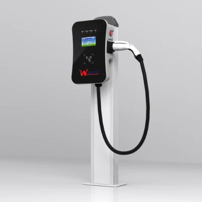 SAE J1772 EV Charger Electric Vehicle Charging Pile 7.2kw 32A with Type 1 Plug for BMW I3 Black White Orange Auto Customized Key