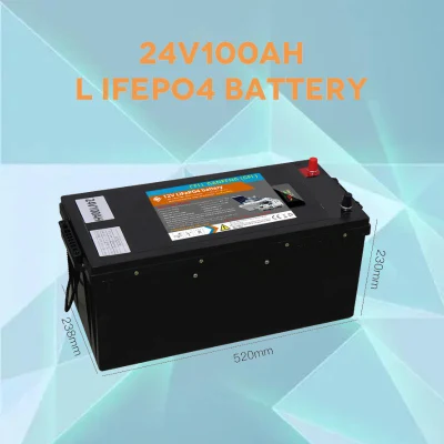  Lithium Ion Lead Acid Replacement Batteries 24volt 200 Ah 24V 100ah 12 V 400 Ah LiFePO4 Battery