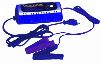 Portable 12V or 6V Car Battery Charger Intelligent Smart Battery Charger