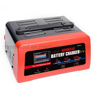 12V 2/15A Trickle Battery Charger for Motorcycles, Boats, Cars, Rvs and 100A Engine Start