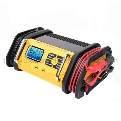 12V/20A Automotive Battery Charger, 7-Stage Battery Maintainer &amp; Temperature Compensation, Portable Smart Battery Charger for Car