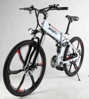 36V/48V 750W/1000W Hidden Battery Hummer &nbsp;Folding Full Suspention Magnesium Wheel Mountain Electric E-Bicycle