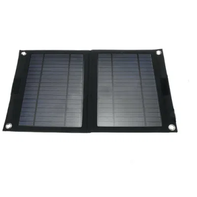Folding Bag Monocrystalline Rechargeable Mobile Phone Battery Car RV Outdoor 20 Watt Solar Panel Travel Charger