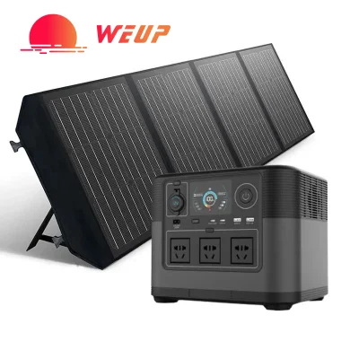 LiFePO4 Battery 1200W 1000W 1kw Porable Power Station Peak Power Fast Charger for Outdoor Camping