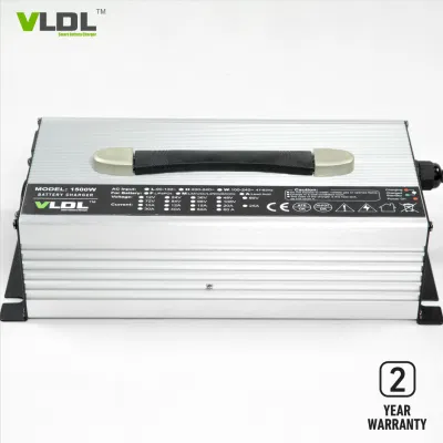 12V 14.6V 80A High Power Battery Charger, Intelligent 4 Steps Charging