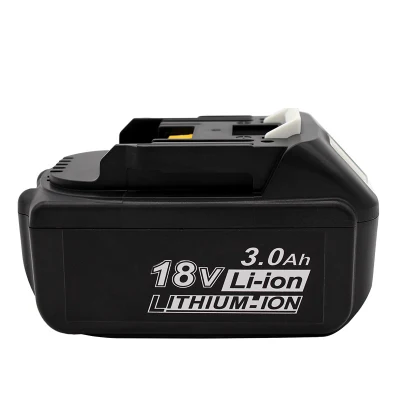 Lithium Ion 18V Bl1860 Bl1830 Power Tool Drill Batteries Pack Replacement Makitas Battery 3ah