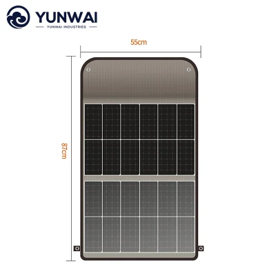 Monocrystalline Silicon Cells 70W Portable Solar Power Generator Lithium Polymer Battery Solar Charger