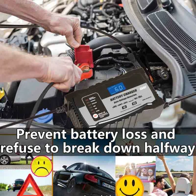Lithium 12V Discharger LiFePO4 Car 24V with Chargers Li Ion Computerised 36V Golf Cart 3.2V Fast Portable 10A a Battery Charger