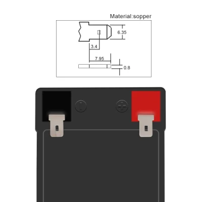 12V 7ah 7.2ah UPS Alarm System Rechargeable Lead Acid Solar Battery