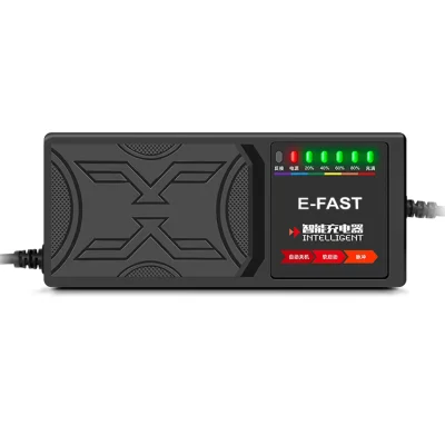 CE RoHS FCC Certification 48V 60ah Lead-Acid Battery Charger for Motorcycle Scooter