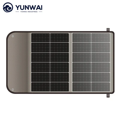 Monocrystalline Silicon Cells 70W Portable Solar Power Generator Lithium Polymer Battery Solar Charger