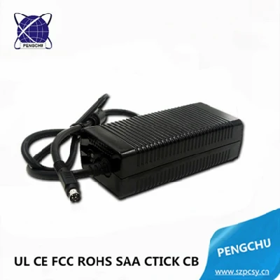 Pengchu 180W 12V 15A 300W/250W/200W/180W AC/DC Desktop Battery Charger with UL CE FCC RoHS Approved