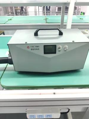 24V 100A Portable Lithium Li-ion LiFePO4 Battery Charger for Forklift