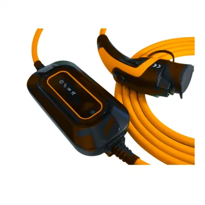 Vschnel NEMA 6-20 Level 1 EV Charger - 110V 16 AMP with 21 FT Extension Cord - Compatible with J1772 Evs