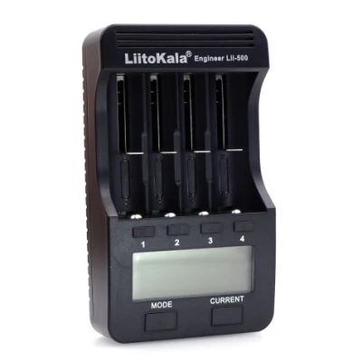 Liitokala Lii-500 4 Slots 12V/2A Battery Charger for 26650 18650 AA AAA Size Battery