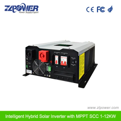 1-12kw Solar Power Inverter Pure Sine Wave Hybrid Inverter Charger